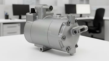 Low voltage e compressor