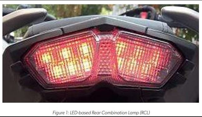 Two Wheeler Stop/Tail LED Driver Figure 1: LED-based Rear Combination Lamp